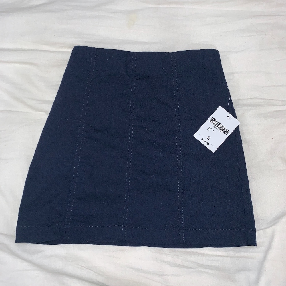 Navy blue skirt
